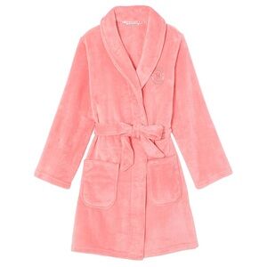 Robe Short cozy soft plush Victoria’s Secret size large/xlarge pink ✨💗
